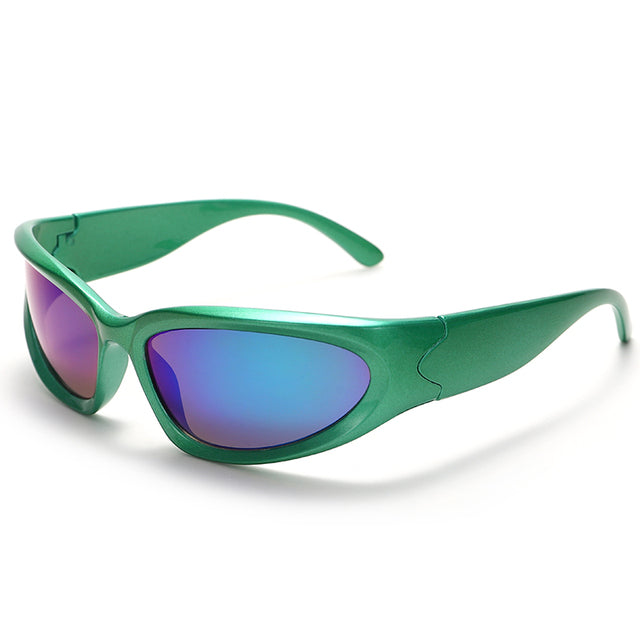 Guvivi Y2K Retro UV400 Windproof  Sport Sunglasses