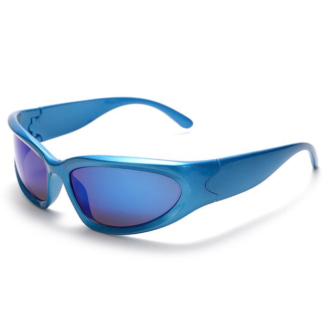 Guvivi Y2K Retro UV400 Windproof  Sport Sunglasses