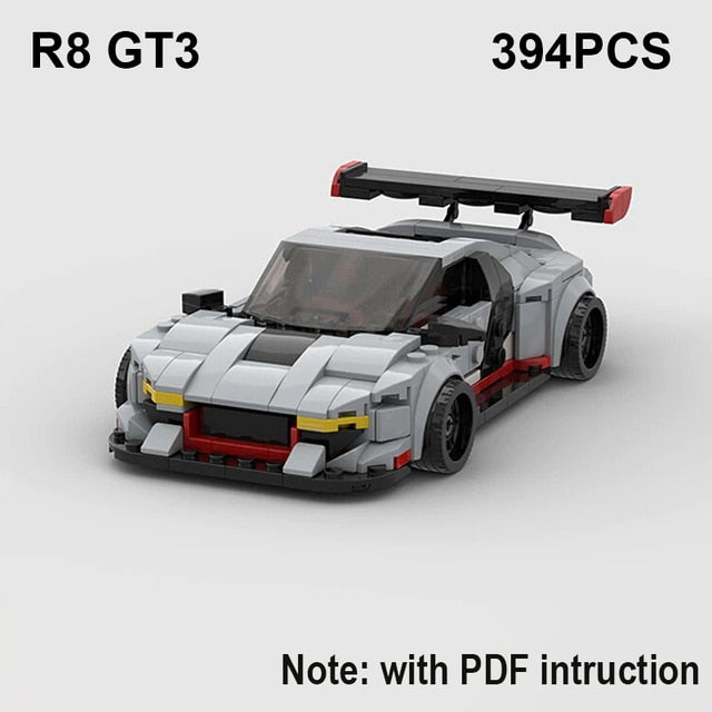 Audi Speed Sports Car Building Blocks