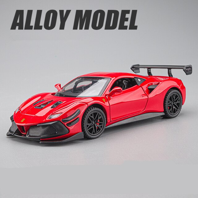 Ferrari 488 Alloy Sports Car 1:32 Scale