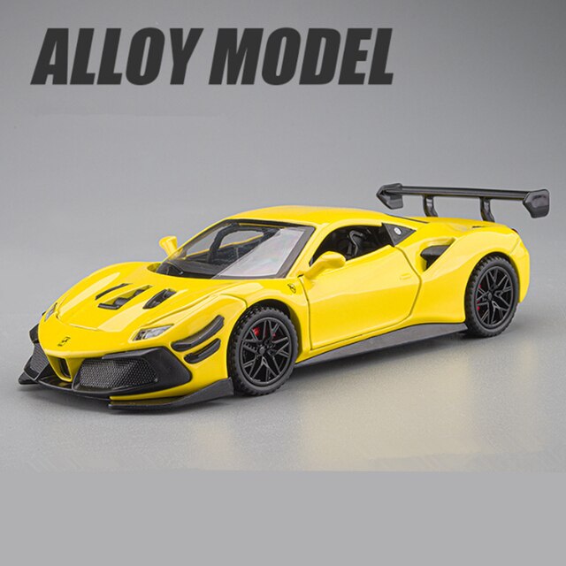 Ferrari 488 Alloy Sports Car 1:32 Scale