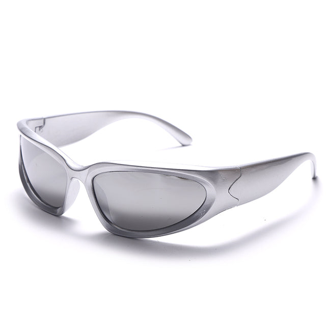 Guvivi Y2K Retro UV400 Windproof  Sport Sunglasses