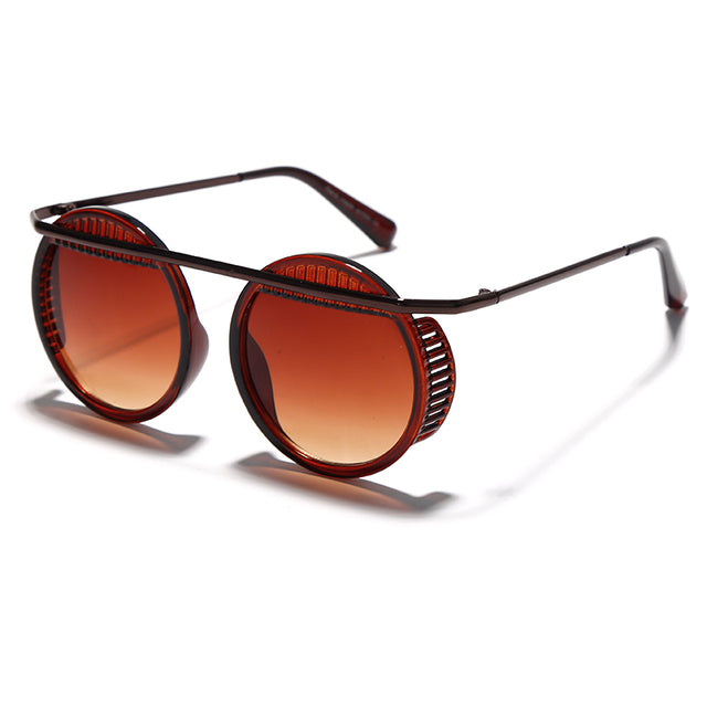 JASPEER UV400 Driving Retro Round Eyewear