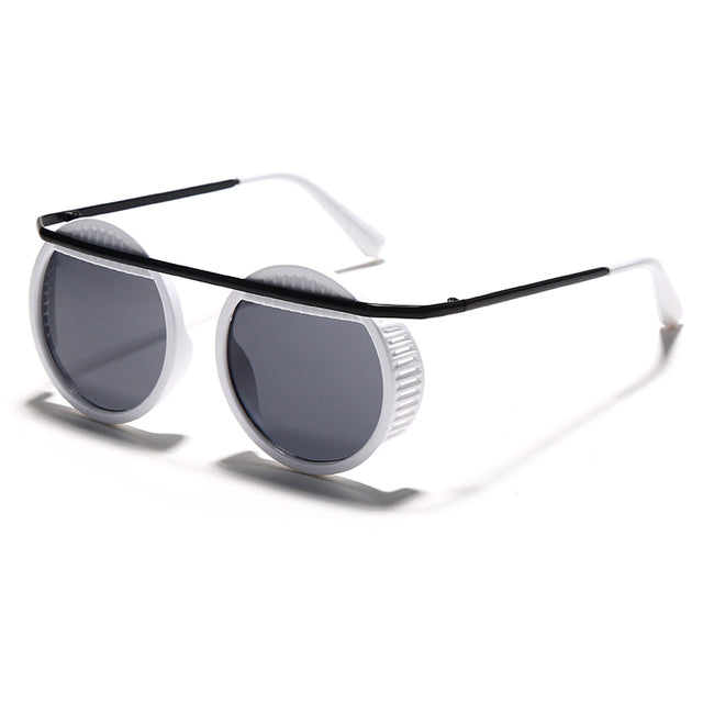 JASPEER UV400 Driving Retro Round Eyewear