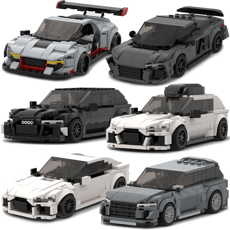 Audi Speed Sports Car Building Blocks