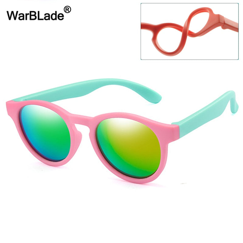 WarBLade Kids Polarized Round Sunglasses