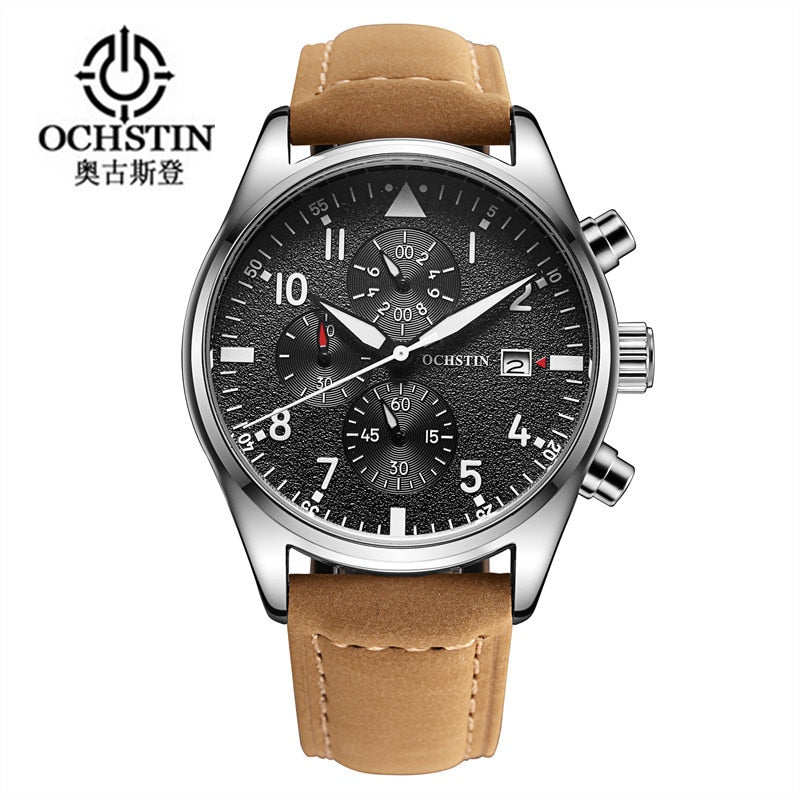 Ochstin Luxury Quartz Waterproof Chronograph Watch