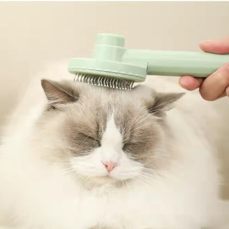 Cat Grooming Brush Self-Cleaning