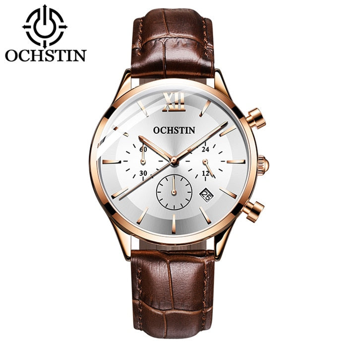 Ochstin Luxury Quartz Waterproof Chronograph Watch