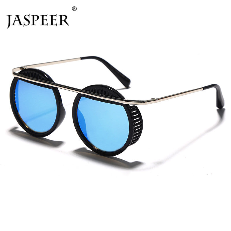 JASPEER UV400 Driving Retro Round Eyewear