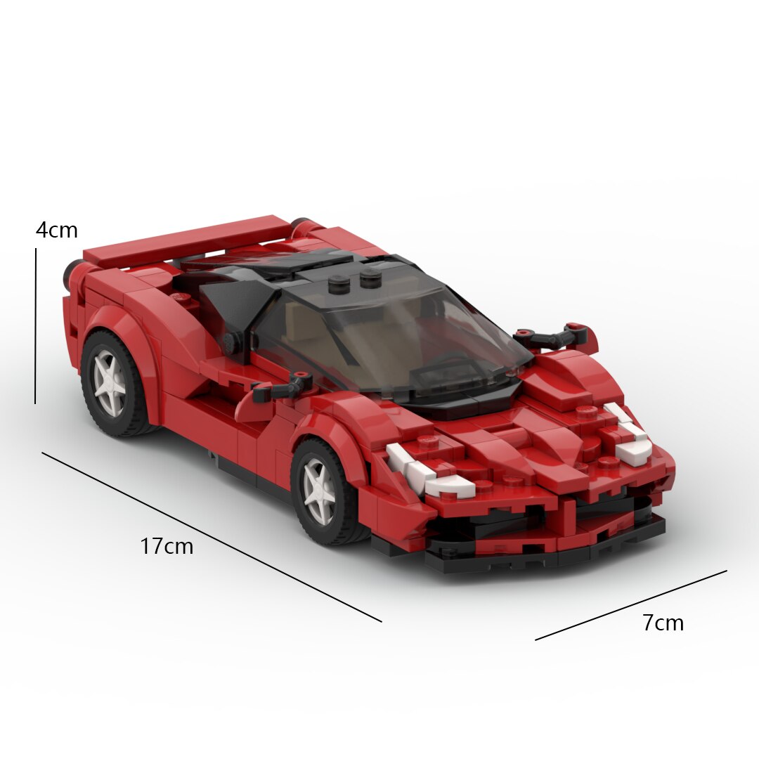 Ferrari Rafa Sports Vehicle Building Blocks