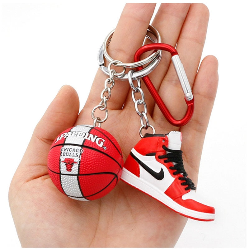 Basketball Sneaker Key Chain