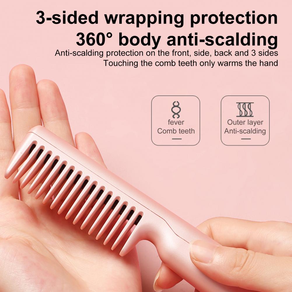 Electric Straightening Metal Comb