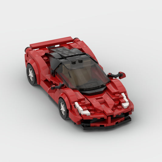 Ferrari Rafa Sports Vehicle Building Blocks