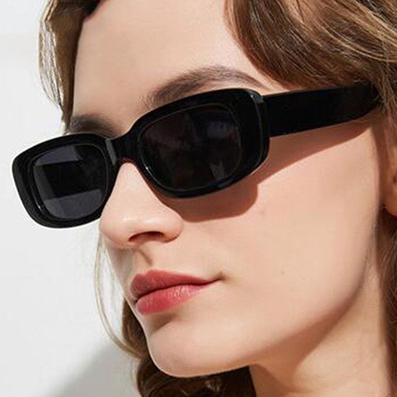 Rectangle Vintage Sunglasses for Women