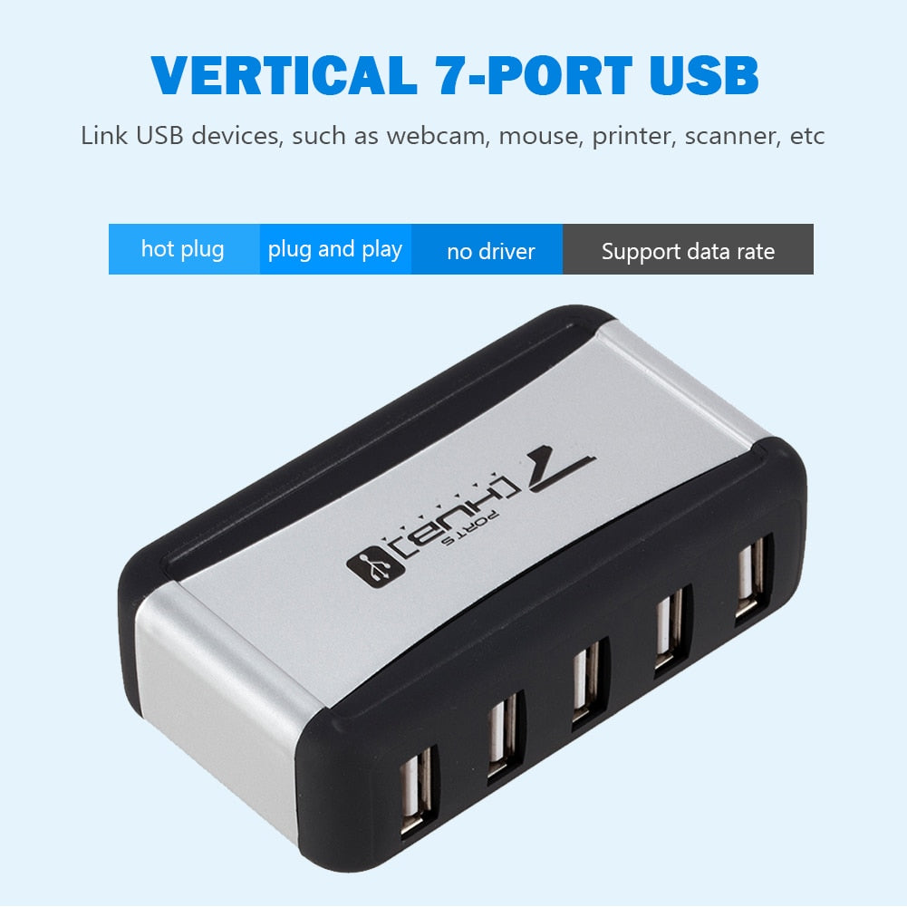 7-Port USB Hub