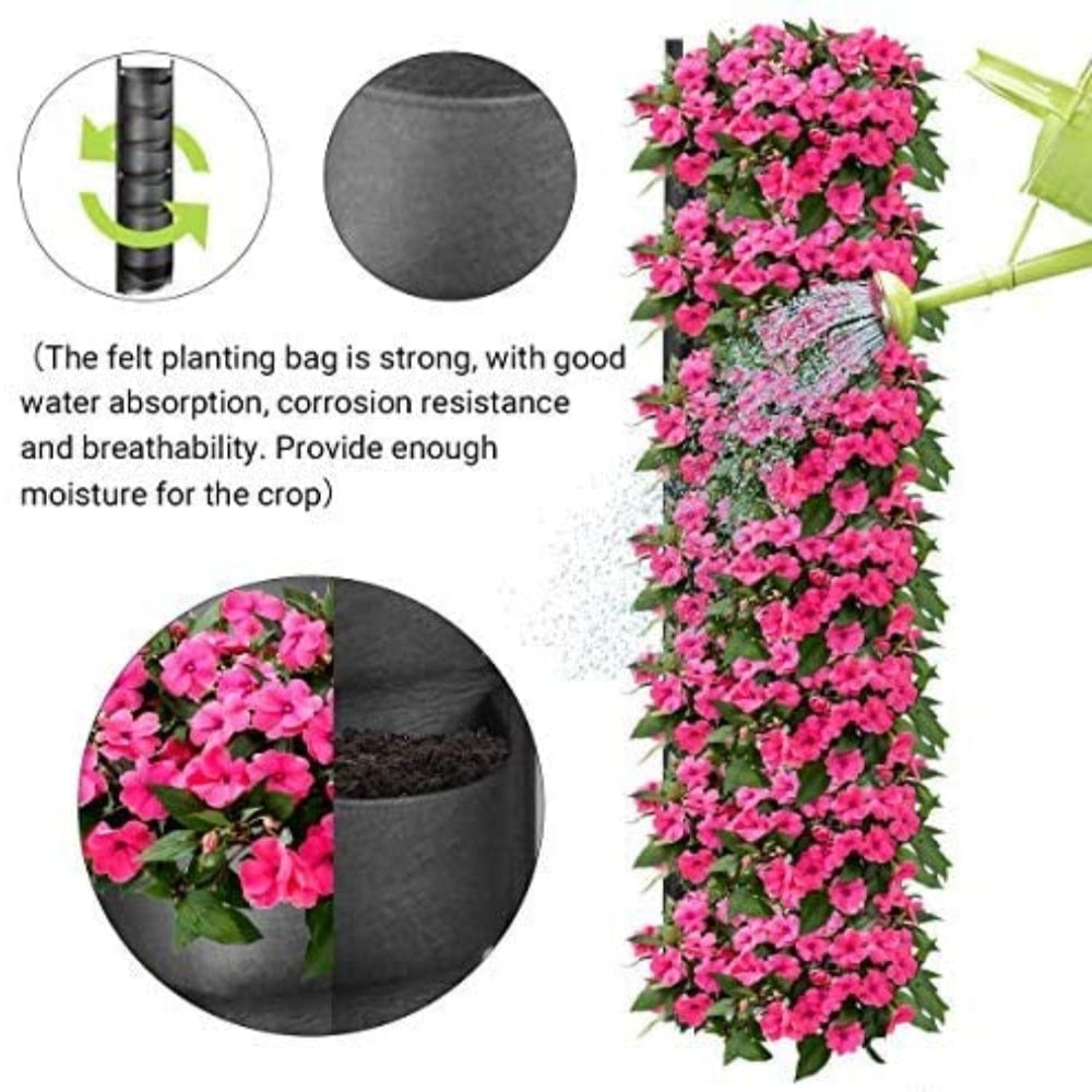 Vertical Hanging Garden Planter Flower Pots