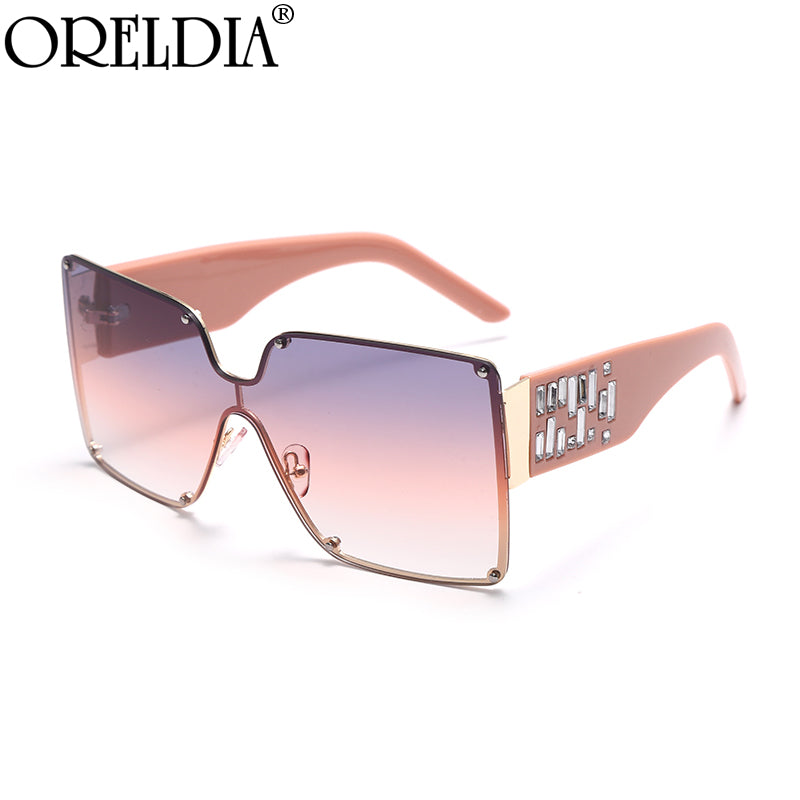 ORELDIA Oversized Rimless Sunglasses