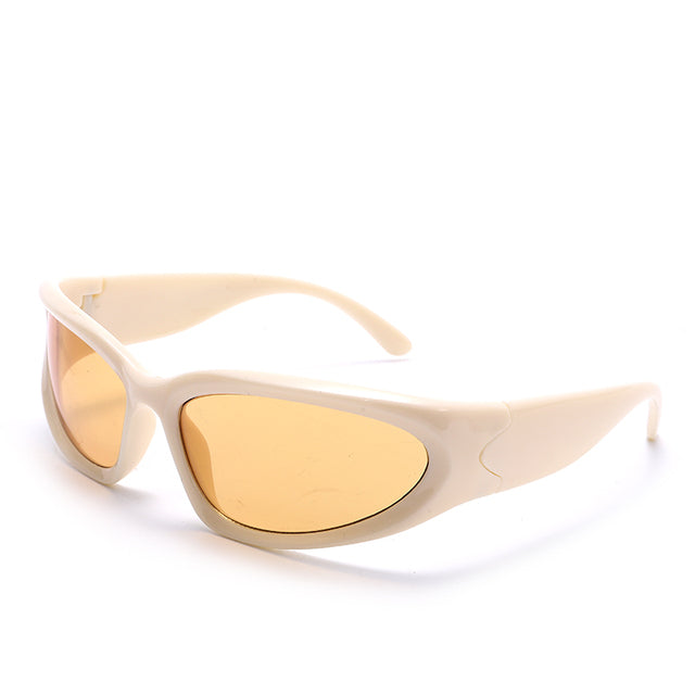 Guvivi Y2K Retro UV400 Windproof  Sport Sunglasses