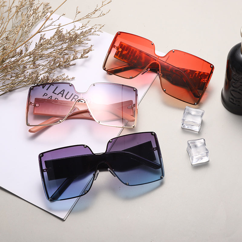 ORELDIA Oversized Rimless Sunglasses