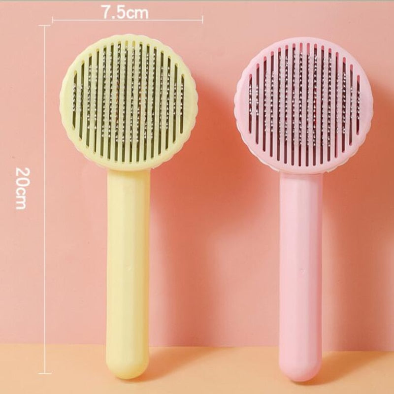 Cat Grooming Brush Self-Cleaning