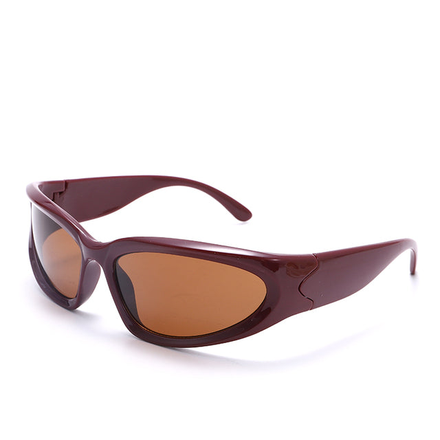 Guvivi Y2K Retro UV400 Windproof  Sport Sunglasses